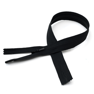 YKK3号隐形拉链20-60cm 黑白尼龙拉锁连衣裙后背抱枕服装辅料配件