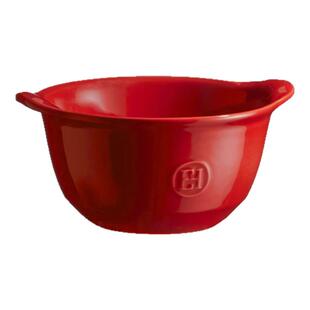 法国Emile Henry陶瓷碗舒芙蕾双耳烤碗空气炸锅烤箱用布丁焗烤碗