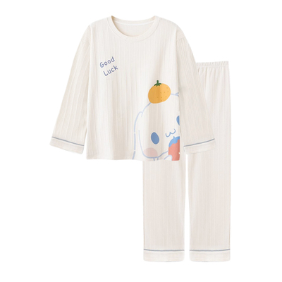 睡衣纯棉家居服雯情可爱春秋款