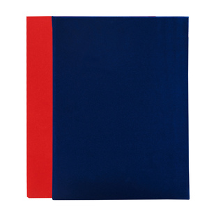 空白无字红绒布深蓝色黑色绒面证书奖状外壳结业演讲稿夹会员定制