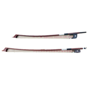 德式法式低音提琴倍大提琴弓子低音大贝司贝斯弓杆马尾毛4/4 3/4