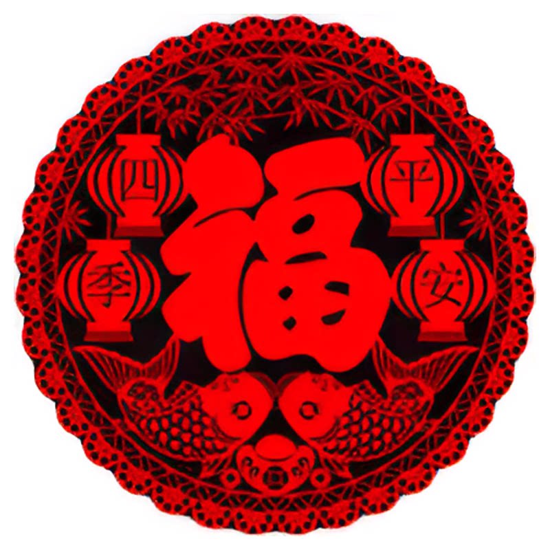 新年窗花静电玻璃贴超值划算