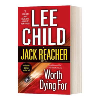 英文原版小说 Worth Dying for A Reacher Novel 值得为之牺牲 一本侦探小说 英文版 进口英语原版书籍