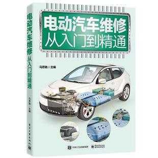 2024版新能源汽车维修资料电动车书籍电动汽车从入门到精通原理与维修故障诊断修理手册构造大全电路图发动机系统电池标识结构接口