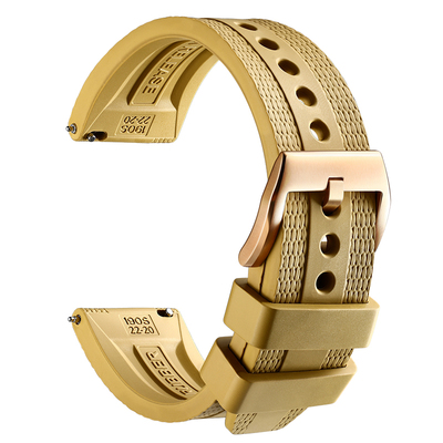 DEETLE高端软糯快拆氟橡胶表带