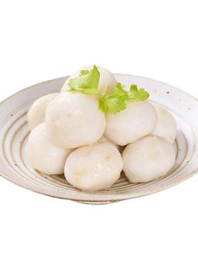 晶华鱼丸鳕鱼墨鱼丸手打鳕鱼丸墨鱼丸花枝丸营养火锅丸子200g/包