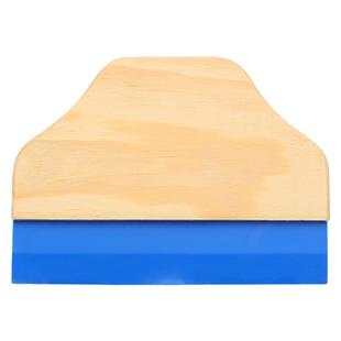 牛筋刮板木柄橡皮刮刀玻璃墙纸软广告软双面加厚大号汽车贴膜工具