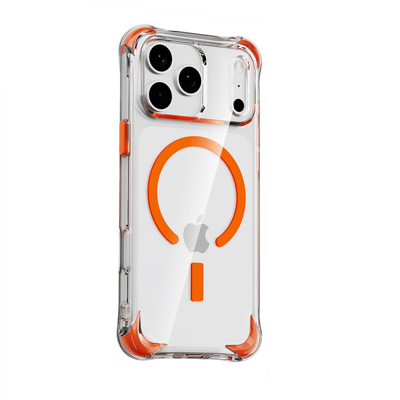 适用苹果17pro手机壳透明iPhone16pm四角air垫15全包Max防摔14plus软壳13薄新款12磁吸11好看