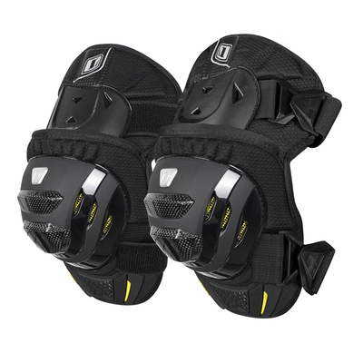 短款碳纤维护壳机车护膝轻便快脱