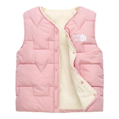 新款儿童羽绒棉马甲秋冬季男童女童内外穿保暖背心中大童宝宝内胆