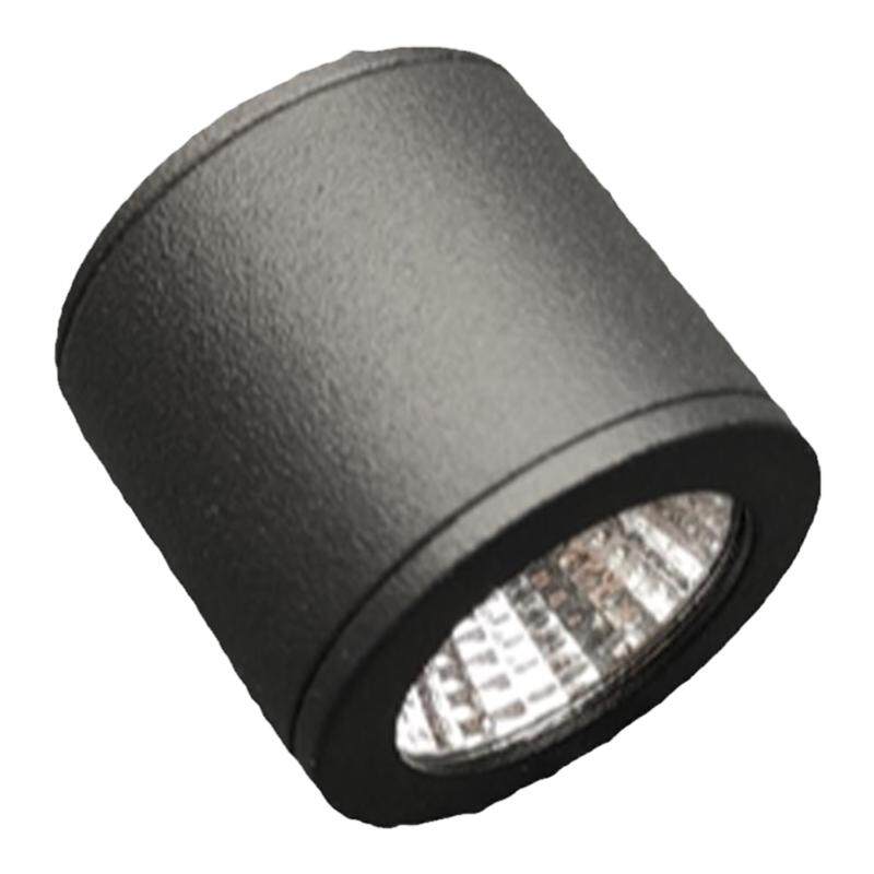 220V12V24伏明装led迷你小射灯3W免开孔酒柜台展柜吸顶天花灯黑色