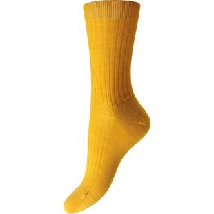 英国Pantherella美利奴羊毛袜子女士秋冬亲肤保暖中筒袜子W796/X