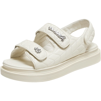 TATA他她猫和老鼠联名波斯喵厚底凉鞋女运动沙滩鞋凉鞋新GOX19BL6