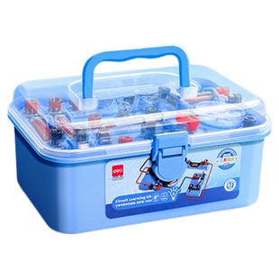 得力正版小学四年级科学实验套装上下册学生电力电路初中物理实验