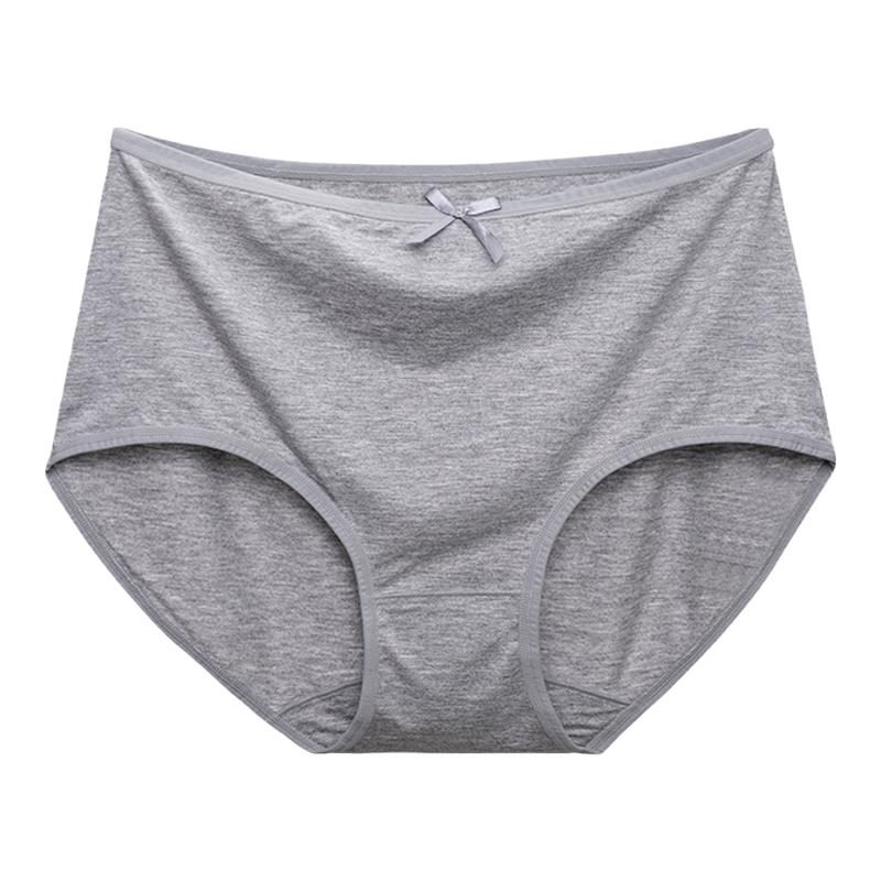 5條包郵俏尼汾6405內(nèi)褲女莫代爾中高腰大碼高彈舒適加大加肥包臀