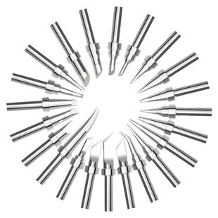 200烙铁咀90W高频电焊台通用烙铁头203h洛铁头200-K刀头马蹄尖头