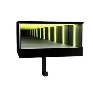 Infinitys Garage Keychain  3D壁挂式镜面车库钥匙扣LED灯展示盒