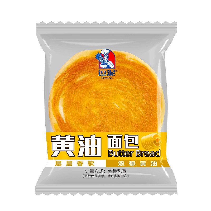 逗泥黄油手撕面包时尚休闲唱片面包食品烘焙点心儿童早餐整箱2斤