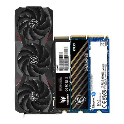 瀚铠RX9070XT16G显卡固态套装