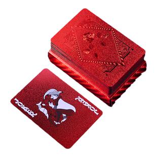 新年扑克牌pvc塑料珍藏版加厚加硬防水防折高颜值斗地主老K扑克牌