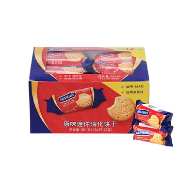 麦维他进口全麦粗粮消化饼干