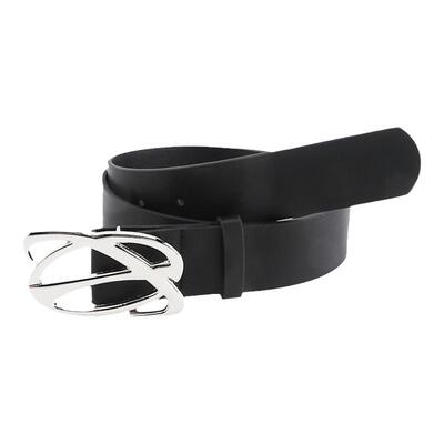 BM女式蜘蛛网平滑扣时尚百搭腰带