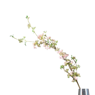 雪柳枝仿真花假花干支花束客厅餐桌桌面轻奢高端装饰插花花艺摆件