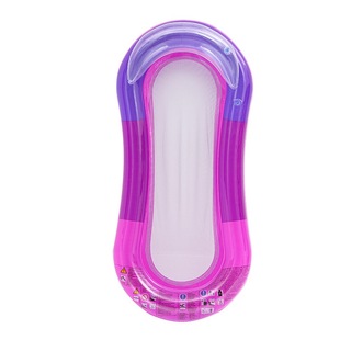 成人儿童蓝色透水网布浮排充气浮床气垫床漂浮水上游泳圈沙滩躺椅