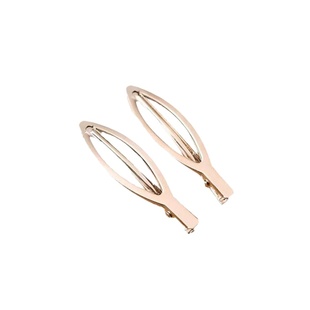 发夹椭圆形不锈钢鸭嘴夹树叶diy手工制作饰品发饰头饰材料包配件