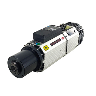 木工雕刻自动换刀主轴电机iso30刀柄风冷高速HSD开料机木工主轴