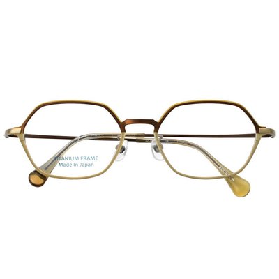 VIKTOR＆ROLF六角形纯钛眼镜框