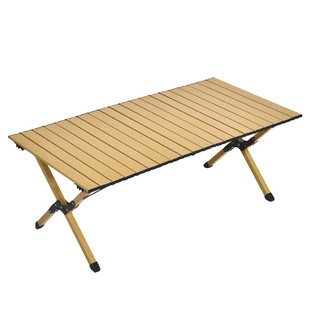 原始人露营桌椅户外折叠椅子桌子一体便携月亮椅野餐野营桌椅套装