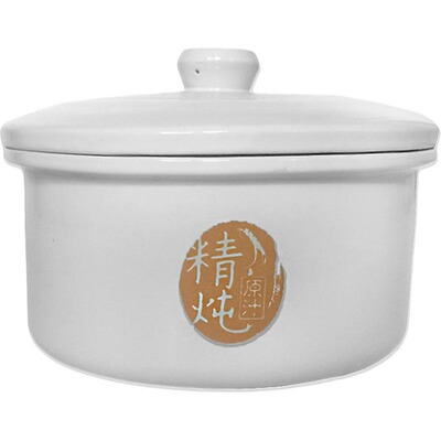 美的MD-DZE1066炖盅1L陶瓷内胆盖