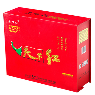 天下红 辣椒酱八宝珍牛肉酱剁椒酱6瓶精美168礼盒邯郸鸡泽特产