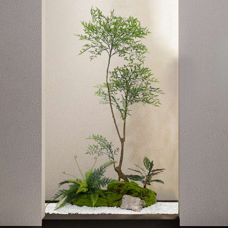 装饰树橱窗假植物景观造景蕉室内植组合摆件树客厅旅人仿真造景绿