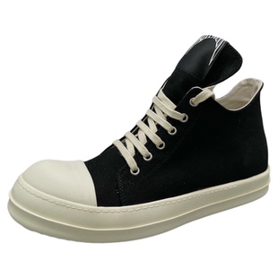 Rick RO长舌经典款高帮鞋低帮鞋布面新款暗黑先锋高街风格男女款