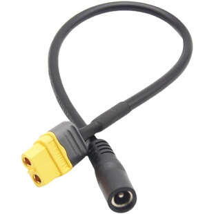 Skyzone肥鲨FPV视频眼镜电池充电转接线XT30/T插XT60母转DC5521母