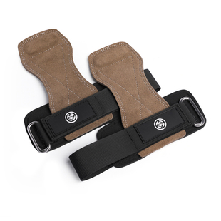 吕小军luxiaojun牛皮护掌硬拉拉力助力带健身手套引体器械训练