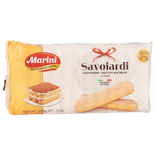 安诺尼手指饼干200g*3包意大利烘焙装饰材料提拉米苏蛋糕围边整箱