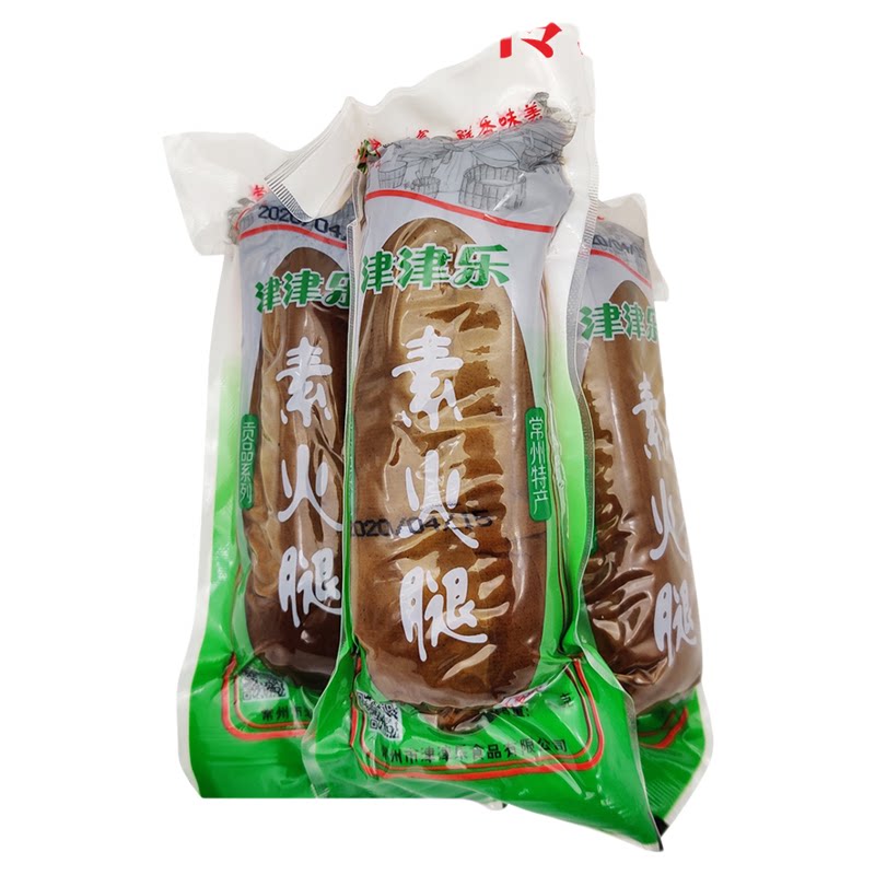 津津乐素火腿津精乐常州特产豆制品咸香原味卤香豆腐皮卷凉菜即食