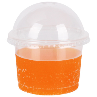 双皮奶布丁杯一次性汤杯透明带盖酸奶杯250ml冰粉打包专用杯子碗