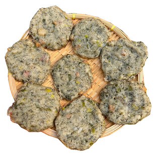 野菜蒿子粑粑儿时的味道大别山农家特产手工制作传统糕点零食420g