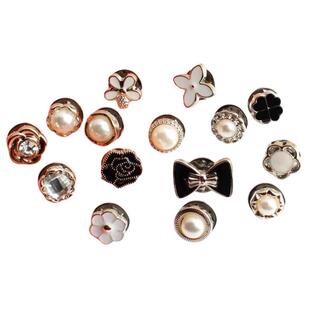 领口防走光扣裤脚免缝神器隐形胸针女别针固定衣服胸花胸口扣针