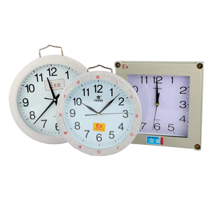 防爆石英钟壁式时钟电子钟化工方形挂钟BSZ系列超薄