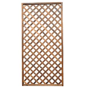 防腐木栅栏庭院装饰户外花园室外篱笆隔断爬藤木花架网格护栏围栏