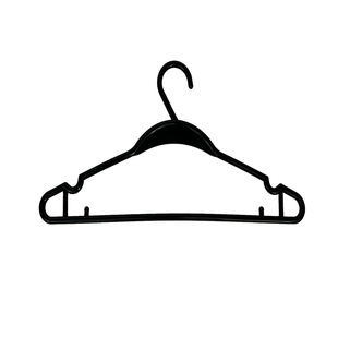 塑料衣架挂衣专用服装用黑色一次性衣架白色干洗店撑衣用不易断