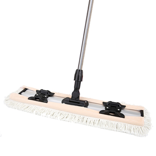 美丽雅平板拖把特大号60cm家用尘推干湿两用加长排拖布潇洒600墩