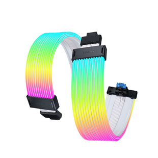 联力霓虹线主板显卡延长线RGB光排四代霓彩线自定义光效无线版