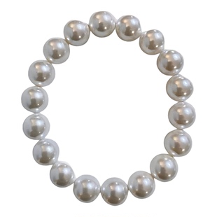 Akoya极光天女伴彩白透粉光珍珠手链新年情人节女生跨年礼物手串