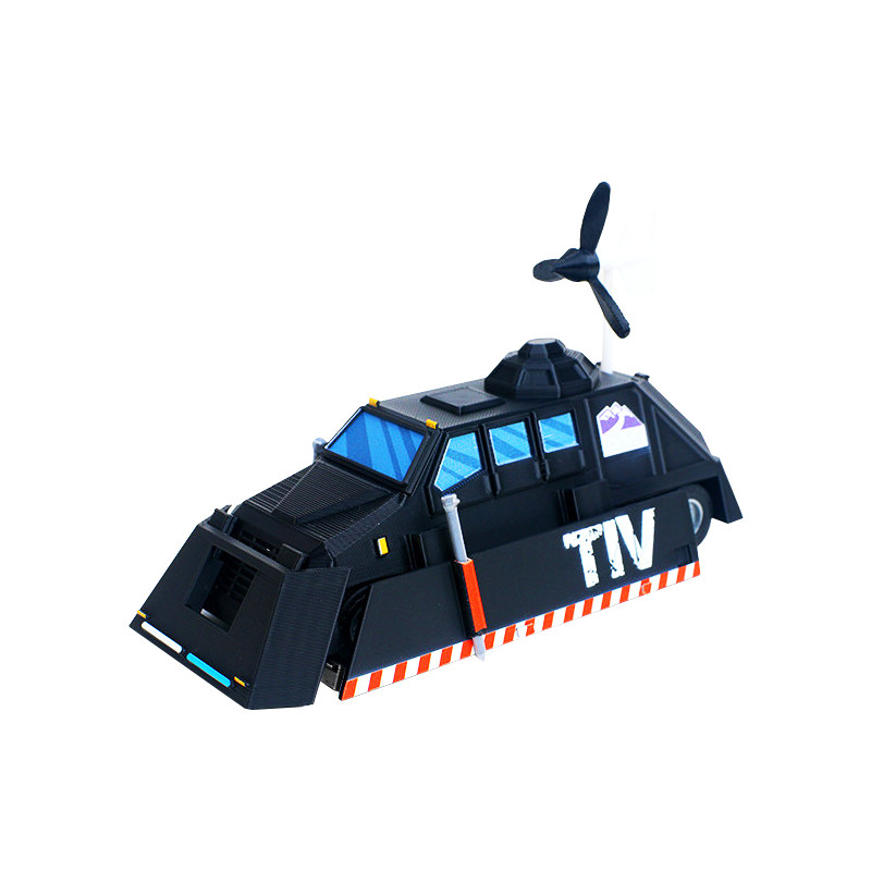 TIV2龙卷风拦截车可部署3D打印模型红色巨兽风暴追逐者车男孩玩具